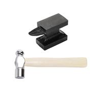 Set di attrezzi per fare gioielli: 14x23x5 cm in ghisa per incudine + per