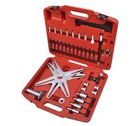 Set di attrezzi per frizione SAC in materiale resistente, 47 x 41,5 x 11 cm, per montaggio e smontaggio di giunti SAC, compatibile con Audi, VW, Mercedes, BMW, Ford, ideale per officina, garage
