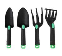 Set di attrezzi per il giardinaggio | 4 pezzi robusti ergonomici con manico antiscivolo, kit di attrezzi per giardinaggio esterno | Per uomini donne principianti, scavare piantare diserbo allentato