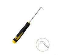 Set di attrezzi per il pick and hook per auto, 1 pezzo con ganci dritti da 45°/90°/135°, O-Ring e estrattore paraolio, albero in acciaio temprato e manico ergonomico in plastica, per tecnici