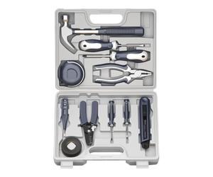 Set di attrezzi per la casa, 11 pezzi, portatile | Set di cassette degli attrezzi per auto, casa, dormitorio, crisi, emergenza, fai da te, università, ufficio, esterno, ca