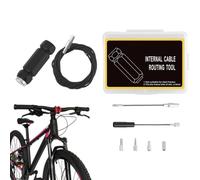 Set di attrezzi per la dei cavi interni della bicicletta, magnetico | Strumento di guida per bicicletta, per officina, garage, telaio in fibra di carbonio, mountain bike e bici da strada