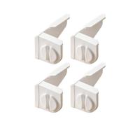 Set di attrezzi per posizionamento linee angolari in resina, colore: bianco | Guide 4 clip per muratura per installazione a parete e lavori di layout