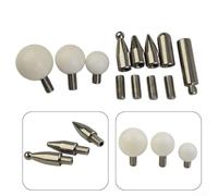 Set di attrezzi per riparazione ammaccature della carrozzeria dell'auto, con 8 teste a gancio, in acciaio inox e struttura in nylon