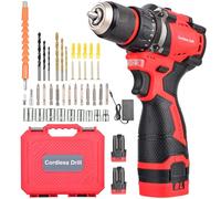 Set di attrezzi per trapani a batteria, avvitatore elettrico, sistema professionale, per la riparazione a mano, set di attrezzi di base