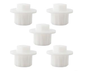 Set di attrezzi per tritacarne elettrico, 5 pezzi di ricambio in ABS per modelli domestici e commerciali, smontaggio facile da pulire, accessori per la preparazione di salsicce da 36 mm/27 mm