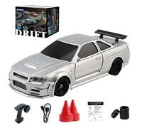 Set di auto Drift RC 2,4 GHz 1:43 Scala 4WD VEICOLO DI CONTROLLO DEI VEICOLO VEICOLO SET MINI SPEEM Mini RC con luci a led Racing Toy Cars Regalo modello per ragazzi, giocattoli per ragazzi, giocatto