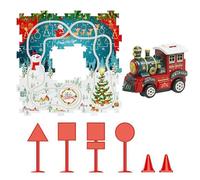 Set di auto puzzle - Mini puzzle auto da corsa, giocattolo di apprendimento STEM, set di costruzione di tracce creative, kit di attività per le vacanze | Per adolescenti g