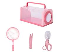 Set di avventura all'aperto per bambini Insecta Contenitore Box Con Pinzette Catching Net Insecta Osservazione Set E Gabbia di raccolta Kit Scienza Bambini