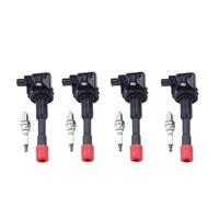 Set di avvolgimenti di accensione e candele a 4 pezzi compatibili con 2003-2011 Civic L4-1.3L dietro Civic VII 2000-2006 Jazz II 2001-2008 CM11108