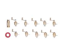 Set di Avvolgitori per Molla Principale per Orologi, Strumenti di Riparazione in Ottone, Strumenti per Orologiai, Impugnatura Ergonomica, Pratico e Facile da Usare, Durevolezza