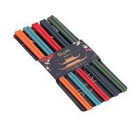 Set di bacchette, 24 cm a 5 colori in acciaio inossidabile in acciaio inossidabile bastoncini riutilizzabili da cucina anti -slip per cucinare, la lavastoviglie cassa