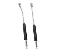 Set di bacchette curve per rondella elettrica, design a portata estesa, in acciaio inox, per la maggior parte degli spruzzatori e idropulitrici, set di ricambio