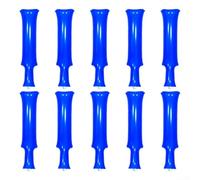 Set di bacchette gonfiabili per tifo, 10 pezzi, progettate per gli appassionati di sport, per mostrare supporto a giochi, concerti ed eventi comunitari, semplice gonfiaggio (blu)