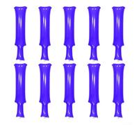 Set di bacchette gonfiabili per tifo, 10 pezzi, progettate per gli appassionati di sport, per mostrare supporto a giochi, concerti ed eventi comunitari, semplice gonfiaggio (viola)