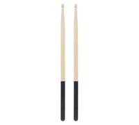 Set di bacchette in legno d'acero Bacchette in for principianti Accessori classici for strumenti a percussione digitali per batteria(5A Balck)