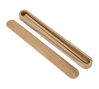 Set di bacchette in legno riutilizzabili, utensili da tavola ecologici, stoviglie lisce e leggere con custodia per il trasporto, ideali per casa, ufficio, viaggi, campeggio e picni (Porta bacchette