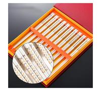 Set di bacchette, Modello dorato di lusso, resistenza alle alte temperature, leggero, facile da usare e pulire, stile cinese, 9,8 pollici U- 10 paia(R,10 pairs)