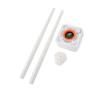 Set di Bacchette per Batteria Elettrica Ad Aria, Set di Batteria Portatile per realtà Virtuale AR con Bacchette, Pedali, Bacchette Ricaricabili Portatili con Rilevamento del