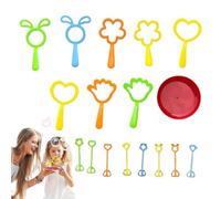 Set di Bacchette per Bolle,Gioco Creativo Interattivo per Bambini - Giocattolo per Bolle di Sapone,per Compleanni, Attività all'Aperto, Pasqua, Matrimoni, Carnevale, Feste in Giardino