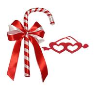 Set di bacchette per cosplay, papillon e occhiali a forma di cuore, per costumi per feste in maschera, danza jazz, feste, fumetti, fotografia, film, eventi temporali e contenuti