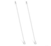 Set di bacchette per tende in acrilico con impugnatura a gancio per la sostituzione dell'asta di inclinazione della tenda, manico trasparente trasparente per un facile controllo