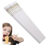 Set di Bacchette,Utensili in Ceramica per la Sicurezza Alimentare | 10 Coppie di Accessori per Cucina Cinese per Bambini per Cena Mangiare Uso in Casa Ristorante Viaggio e Cucina Domestica