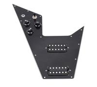 Set di Bacini Caricato, 2 Bobina | Pickup Centrali, Mini Ponte Humbucker, Commutazione Split Bobina, Configurazione HH, per Chitarre Volanti V