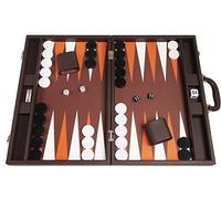 Set di Backgammon Premium da 48 x 64 cm - marrone scuro