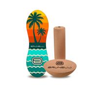 Set Di Balance Board Brunelli Peanut 86Cm In Legno Fitness Core Training