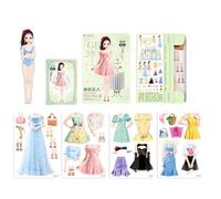 Set Di Bambole Di Moda, Bambola Di Carta Di Moda, Bambole Di Vestire Magnetiche, Bambole Di Carta Creati, Giochi Di Carta Abiti Principi Per Compleanno Festa dei Bambini