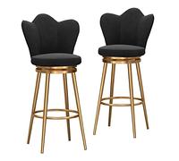 Set di Bar Stivoli in Pelle Velvet, Comodi e Indipendenti per Il Divano, Raccoglitore di Cucina, Sala da Pranzo, Ristorante (Nero 1 pc)