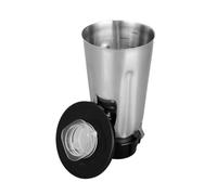 Set di barattoli frullatore in acciaio inossidabile da 5 tazze Set completo da 6 pezzi SS, compatibile con Oster, a prova di perdite, sigillato, facile da pulire