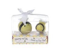 Set di barattoli in ceramica per condimenti, sale, pepe, set da matrimonio, scatola di latta