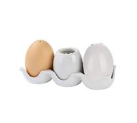 Set di barattoli per spezie a forma di uovo, in ceramica, per sale e pepe, per la casa, la sala da pranzo, la tavola, agitatori di sapore, agitatori in ceramica, pepe, carini e carini, shaker per