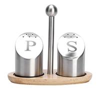 Set di barattoli per spezie in acciaio inox, bottiglia per condimenti con coperchio shaker, contenitore riutilizzabile per sale e pepe per l’organizzazione della, barattoli