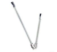 Set di barre di estensione flessibili per bussola, attacco da 4", 3/8", 2 pollici, lunghezze da 150 mm a 350 mm, in acciaio al cromo vanadio per elementi di fissaggio difficili da raggiungere (/2 350