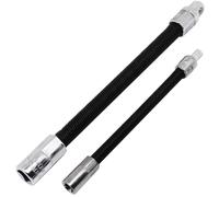 Set di barre di estensione per prese flessibili, chiave pieghevole con impugnatura per cacciavite, 2 pezzi (25,4 cm e 35,5 cm)