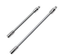 Set di barre di estensione per prese flessibili, chiave pieghevole con impugnatura per cacciavite, 2 pezzi (25,4 cm e 35,5 cm)