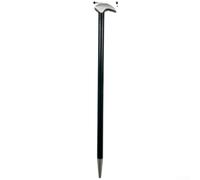 Set di barre di leva in acciaio al carbonio trattato termicamente con design a doppia estremità per attività di sollevamento e demolizione pesanti, colore nero, include quattro pezzi di strumenti di