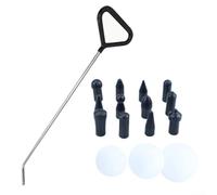 Set di barre di porco e gancio per riparazione ammaccature auto, con aste di spinta in acciaio inox per rimozione ammaccature senza vernice in vari modelli di veicoli