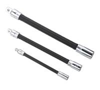 Set di barre di prolunga 1/2, 3/8 e 1/4 Estensione flessibile per presa in acciaio per molle Strumento di estensione per chiave antigoccia di ricambio industriale, presa