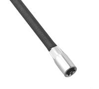 Set di barre di prolunga flessibili per chiavi a cricchetto da 1/4", 3/8" e 1/2", 150 mm, 200 mm, 250 mm, con struttura in acciaio cromato lucido 45# (1-4)