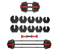 Set di barre e manubri HMS SGR40 PRO Nero TU