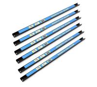 Set di barre magnetiche 6x61 cm Barra porta utensili a parete in acciaio per officina