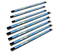 Set di barre magnetiche 8x61 cm Barra porta utensili a parete in acciaio per officina