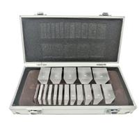 Set di barre prismatiche ottiche ad alta precisione per esami oculistici e terapia della vista, 16 pezzi, con lente filtrante rossa e custodia resistente