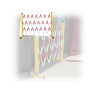 Set di barricate espandibili portatili,Cancello retrattile for vialetto for il controllo del traffico e gli eventi scolastici - Facile montaggio con rotelle(1.2x3.5m/3.9x11.4ft)