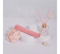 Set di bastoncini diffusori di profumo, evaporatori senza fiamma colorati, decorazione in rattan aromatica, aromaterapia, ambientatore per casa, diffusore, regalo, decorazione per la casa 25 pezzi,Con