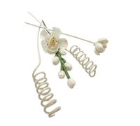 Set di bastoncini in rattan con fiori artificiali senza fuoco, diffusore a bastoncino, oli essenziali, aromi, ornamenti fai da te, decorazione per la casa, stile 5